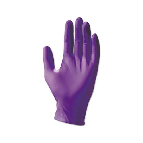 Purple Nitrile Sterile Exam Gloves, Powder-free, 252 Mm Length, Large, 50 Pair-box