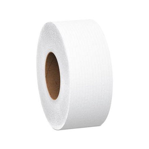 Essential 100% Recycled Fiber Jrt Bathroom Tissue, Septic Safe, 2-ply, White, 1000 Ft, 12 Rolls-carton