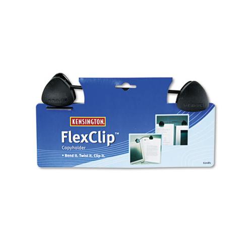 Flexclip Gooseneck Copyholder, Monitor-laptop Mount, Black
