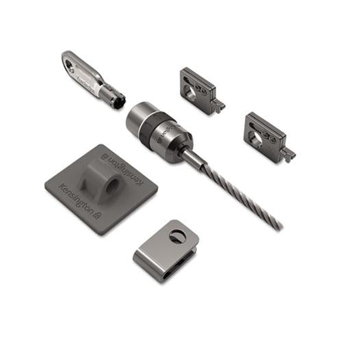 Desktop And Peripherals Locking Kit, 8ft Steel Cable, Two Keys