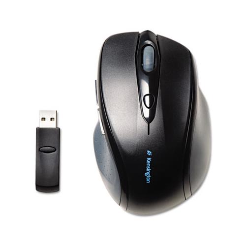 Pro Fit Full-size Wireless Mouse, 2.4 Ghz Frequency-30 Ft Wireless Range, Right Hand Use, Black