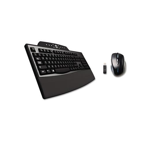Pro Fit Comfort Wireless Desktop Set, 2.4 Ghz Frequency-30 Ft Wireless Range, Black