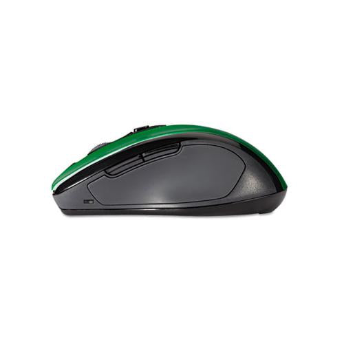 Pro Fit Mid-size Wireless Mouse, 2.4 Ghz Frequency-30 Ft Wireless Range, Right Hand Use, Emerald Green