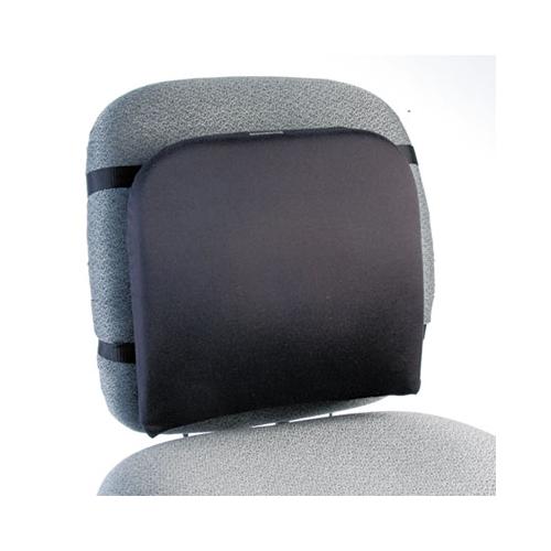 Memory Foam Backrest, 16w X 12d X 16h, Black