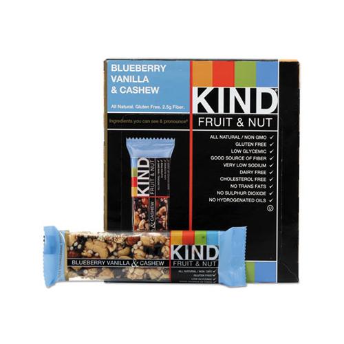 Fruit And Nut Bars, Blueberry Vanilla And Cashew, 1.4 Oz Bar, 12-box