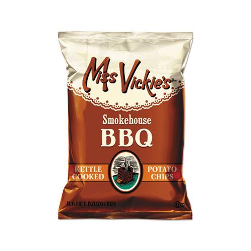 Kettle Cooked Smokehouse Bbq Potato Chips, 1.38 Oz Bag, 64-carton