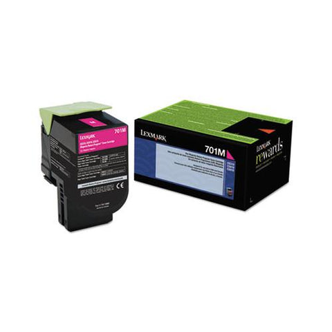 70c10m0 Return Program Toner, 1000 Page-yield, Magenta