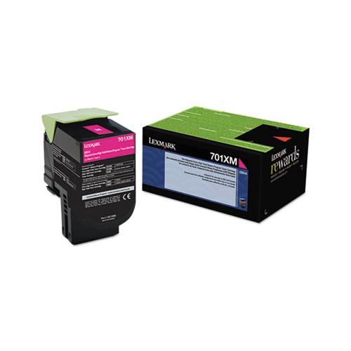 70c1xm0 Return Program Extra High-yield Toner, 4000 Page-yield, Magenta