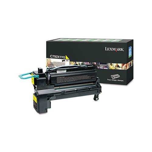 C792x1yg Return Program Extra High-yield Toner, 20000 Page-yield, Yellow