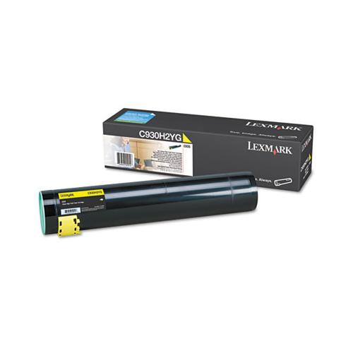 C930h2yg High-yield Toner, 24000 Page-yield, Yellow
