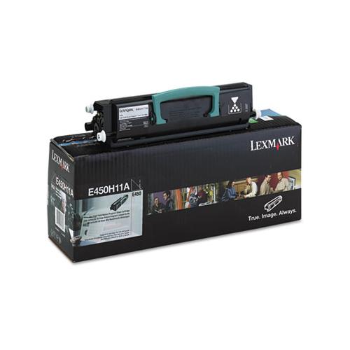 E450h11a Return Program Toner, 11000 Page-yield, Black