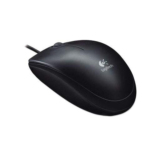 B100 Optical Usb Mouse, Usb 2.0, Left-right Hand Use, Black