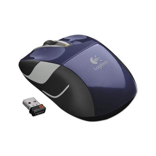 M525 Wireless Mouse, 2.4 Ghz Frequency-33 Ft Wireless Range, Left-right Hand Use, Blue