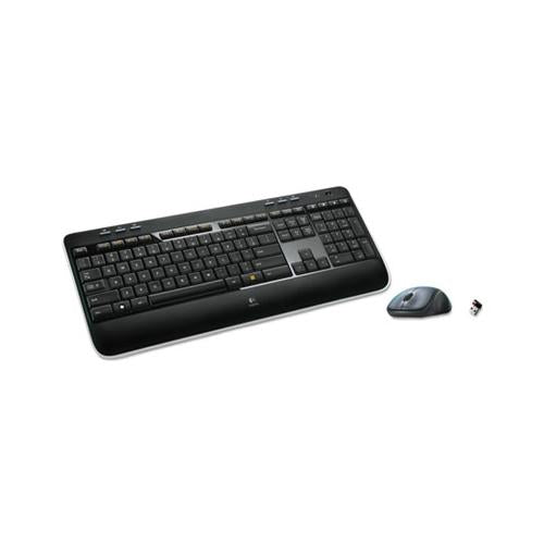 Mk520 Wireless Keyboard + Mouse Combo, 2.4 Ghz Frequency-30 Ft Wireless Range, Black