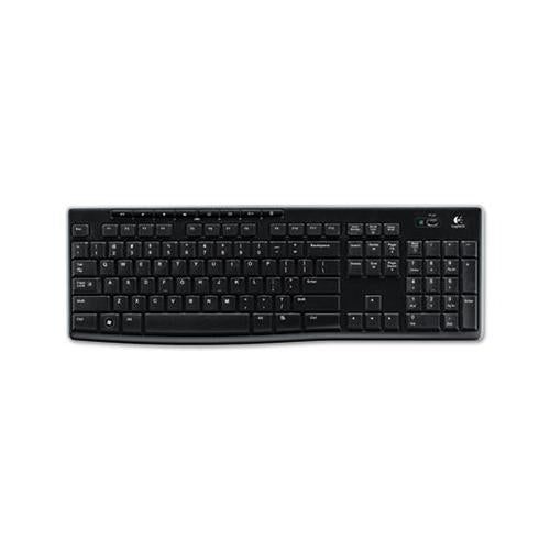 K270 Wireless Keyboard, Usb Unifying Receiver, Black