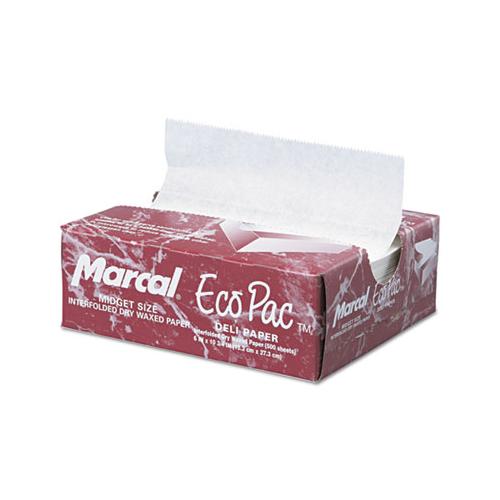 Eco-pac Interfolded Dry Wax Paper, 6 X 10 3-4, White, 500-pack, 12 Packs-carton