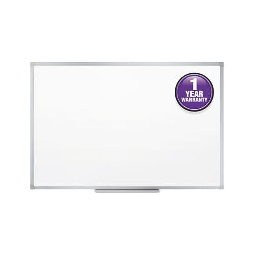 Dry-erase Board, Melamine Surface, 48 X 36, Silver Aluminum Frame