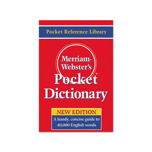 Pocket Dictionary, Paperback, 416 Pages