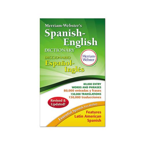 Merriam-webster’s Spanish-english Dictionary, 928 Pages