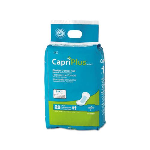Capri Plus Bladder Control Pads, Regular, 5.5" X 10.5", 28-pack, 12-carton