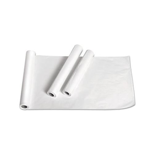 Exam Table Paper, Deluxe Crepe, 18" X 125ft, White, 12 Rolls-carton