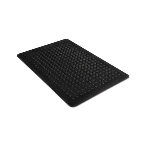 Flex Step Rubber Anti-fatigue Mat, Polypropylene, 36 X 60, Black