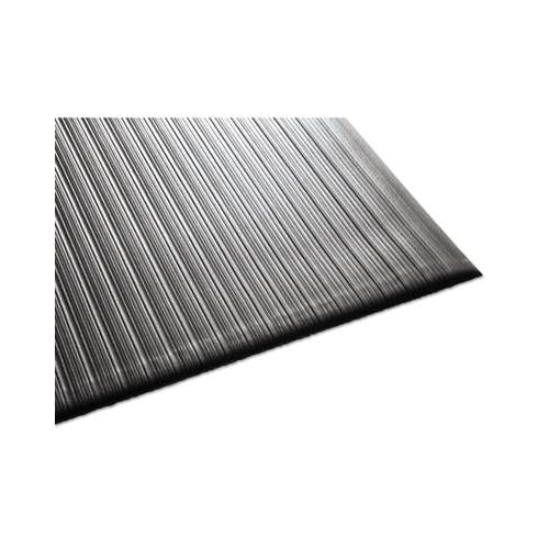 Air Step Antifatigue Mat, Polypropylene, 36 X 60, Black