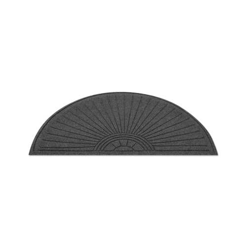 Ecoguard Diamond Floor Mat, Fan Only, 24 X 48, Charcoal