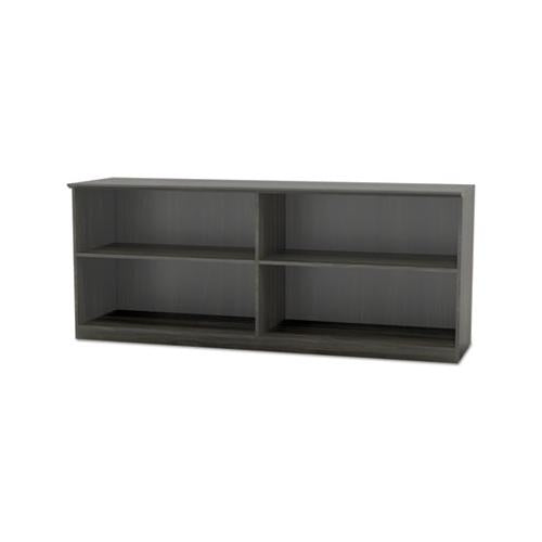 Medina Series Low Wall Cabinet With Doors, 72w X 20d X 29 1-2h, Gray Steel, Box1