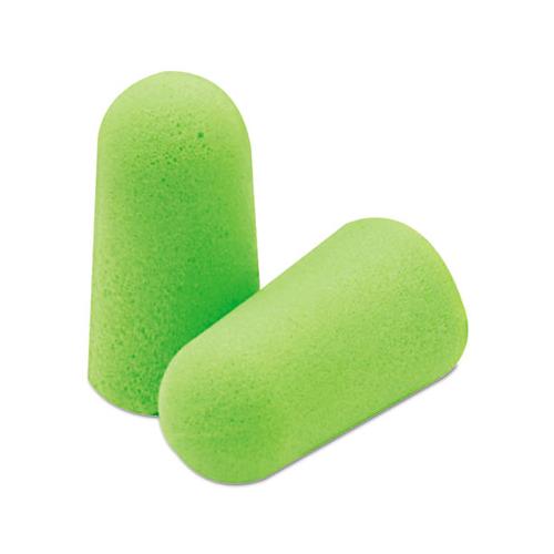 Pura-fit Single-use Earplugs, Cordless, 33nrr, Bright Green, 200 Pairs