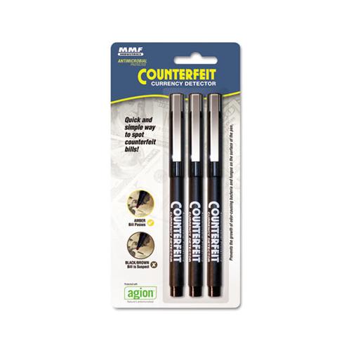 Counterfeit Currency Detector Pen, 3-pack