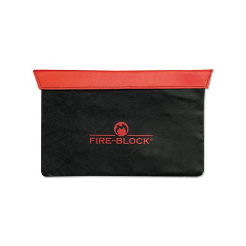 Fire-block Document Portfolio, 15 1-2 X 10 X 1-2, Red-black