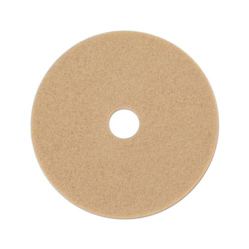 Ultra High-speed Floor Burnishing Pads 3400, 20" Diameter, Tan, 5-carton