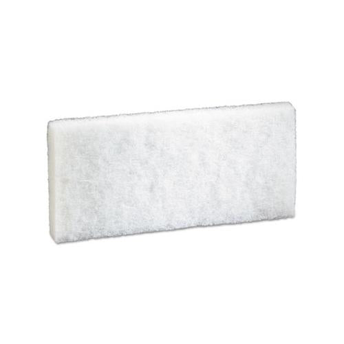 Doodlebug Scrub Pad, 4.6" X 10", White, 5-pack, 4 Packs-carton