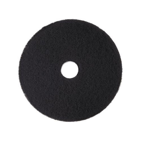 Low-speed High Productivity Floor Pads 7300, 15" Diameter, Black, 5-carton