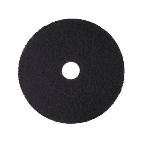 Low-speed High Productivity Floor Pads 7300, 16" Diameter, Black, 5-carton