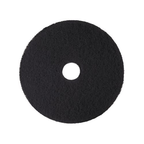 Low-speed High Productivity Floor Pads 7300, 18" Diameter, Black, 5-carton