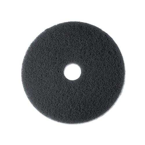 High Productivity Floor Pad 7300, 19" Diameter, Black, 5-carton