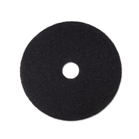 Low-speed Stripper Floor Pad 7200, 16" Diameter, Black, 5-carton
