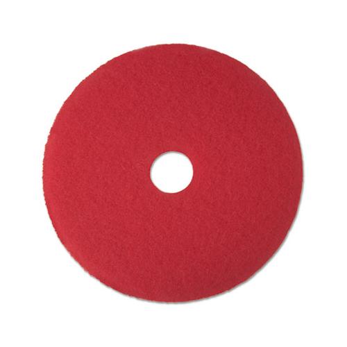 Low-speed Buffer Floor Pads 5100, 14" Diameter, Red, 5-carton