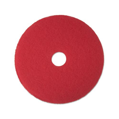 Low-speed Buffer Floor Pads 5100, 15" Diameter, Red, 5-carton