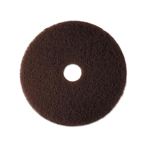 Low-speed High Productivity Floor Pad 7100, 20" Diameter, Brown, 5-carton