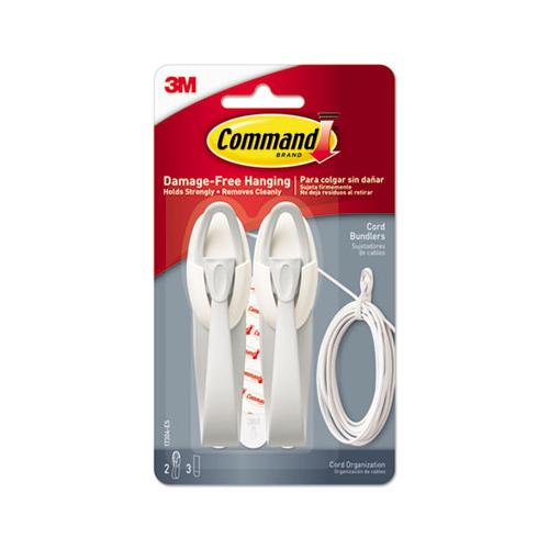 Cable Bundler, White, 2-pack