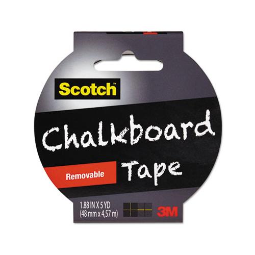 Chalkboard Tape, 3" Core, 1.88" X 5 Yds, Black