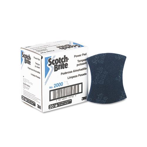Power Pad, Blue, 3 9-10 X 5 1-2, 20-carton
