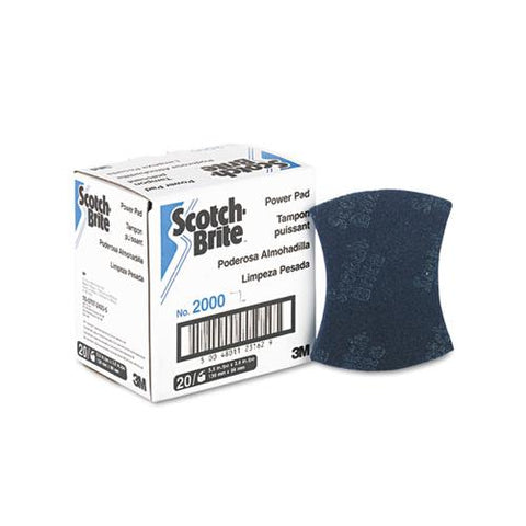 Power Pad, Blue, 3 9-10 X 5 1-2, 20-carton
