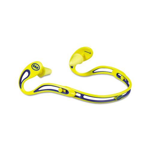E·a·r Swerve Banded Hearing Protector, Corded, Yellow