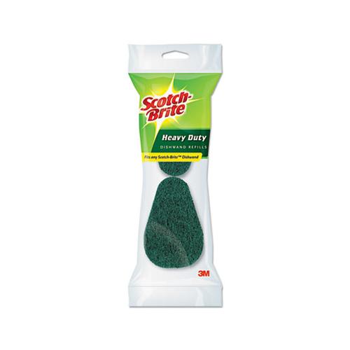 Refill Sponge Heads For Heavy-duty Dishwand, 2-pack