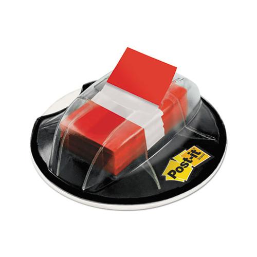Page Flags In Desk Grip Dispenser, 1 X 1 3-4, Red, 200-dispenser