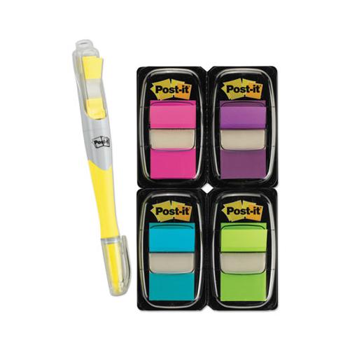 Page Flag Value Pack, Assorted Colors, 200 Flags & Highlighter W-50 Flags
